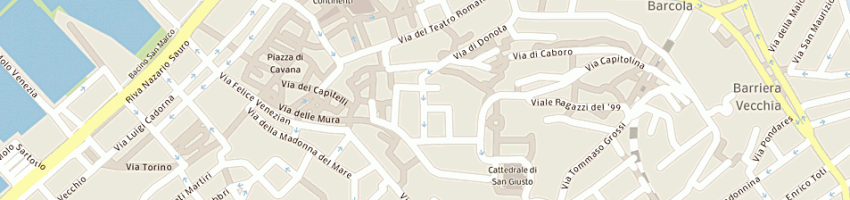 Mappa della impresa pipolo silverio a TRIESTE