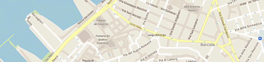 Mappa della impresa eco-tech srl a TRIESTE