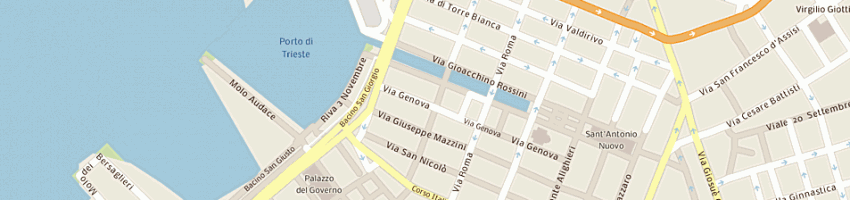 Mappa della impresa camera confederale del lavoro (nuova) cgil a TRIESTE