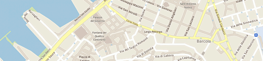 Mappa della impresa contini antonio a TRIESTE