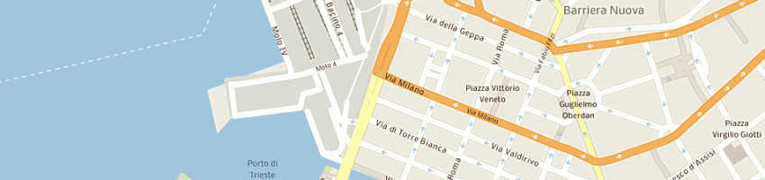 Mappa della impresa ufficio provinciale della motorizzazione civile e dei trasporti in a TRIESTE