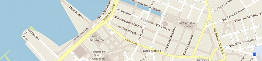Mappa della impresa degrassi gianni a TRIESTE