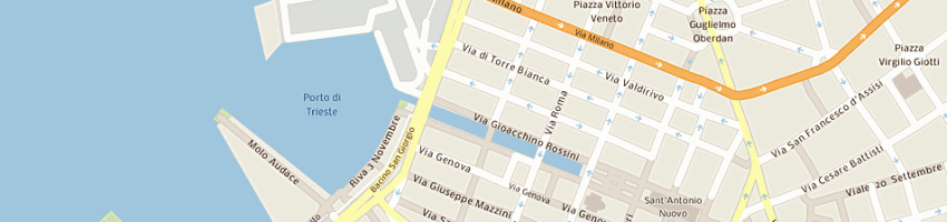 Mappa della impresa azienda regionale promozione turistica a TRIESTE