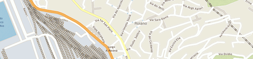 Mappa della impresa pomo d'oro a TRIESTE