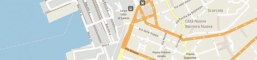 Mappa della impresa agenzia del territorio direzione regionale a TRIESTE