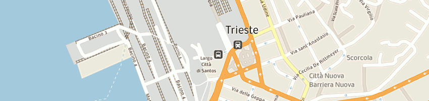 Mappa della impresa gomicelli cristina a TRIESTE