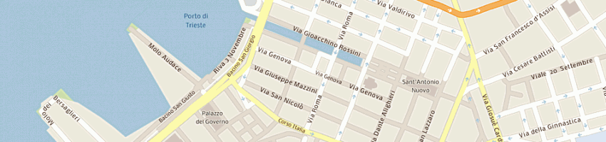 Mappa della impresa istituto nazionale per il commercio estero - ice a TRIESTE