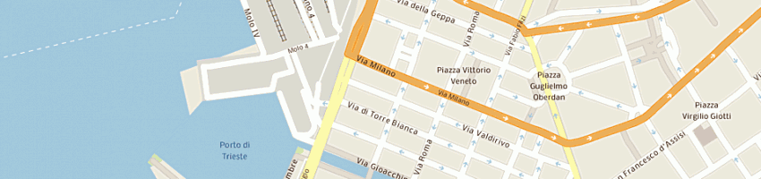 Mappa della impresa unimar srl a TRIESTE