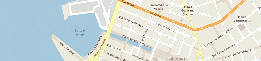 Mappa della impresa casa di riposo katia sdf di angela lombardi e c a TRIESTE