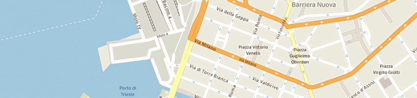 Mappa della impresa for trans sas a TRIESTE