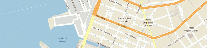 Mappa della impresa body line sas a TRIESTE