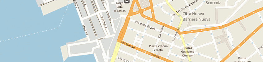 Mappa della impresa coprocafe-bero italia srl a TRIESTE
