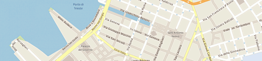 Mappa della impresa dgr consulting srl a TRIESTE