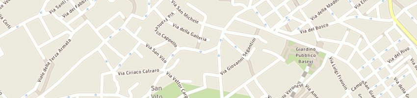 Mappa della impresa bissoli luciano a TRIESTE