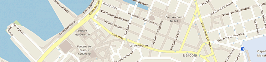 Mappa della impresa idea shop srl a TRIESTE