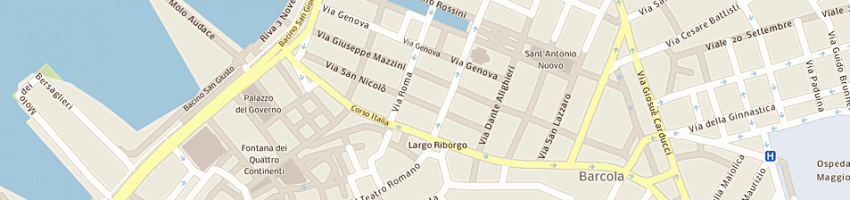 Mappa della impresa libreria minerva a TRIESTE