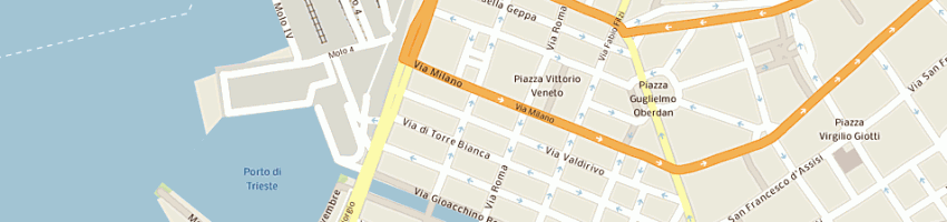 Mappa della impresa gd servizi sas di giorgio dilissano e c a TRIESTE