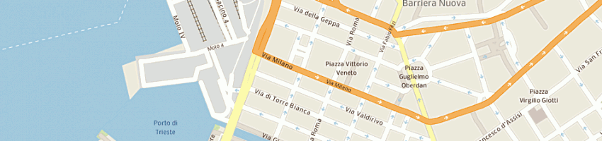 Mappa della impresa linaria srl a TRIESTE