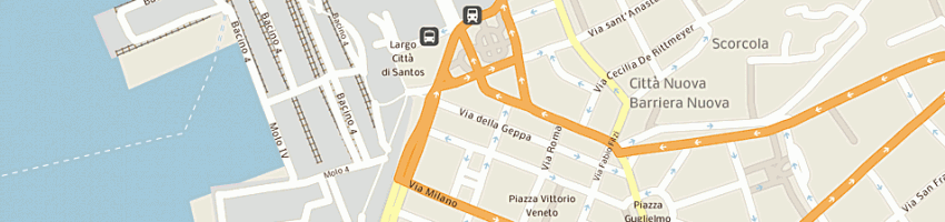 Mappa della impresa sofi a TRIESTE