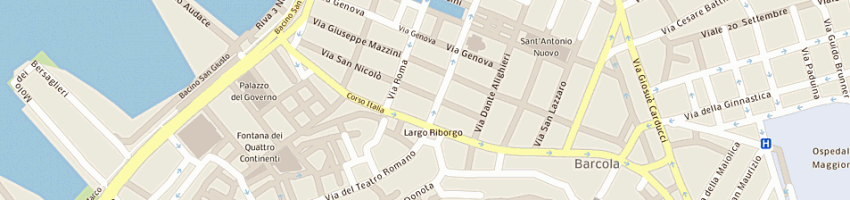 Mappa della impresa pvf international srl a TRIESTE