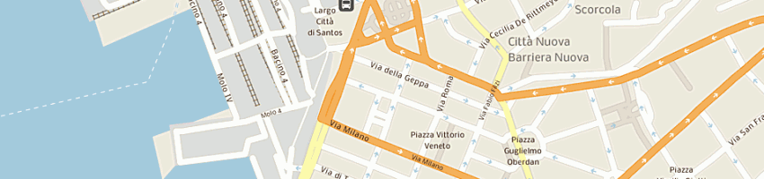 Mappa della impresa sandrin denise a TRIESTE