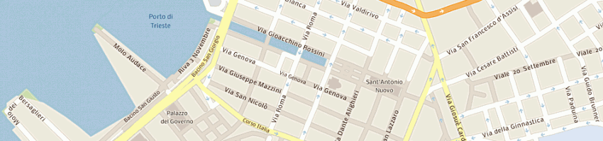 Mappa della impresa proposta a TRIESTE