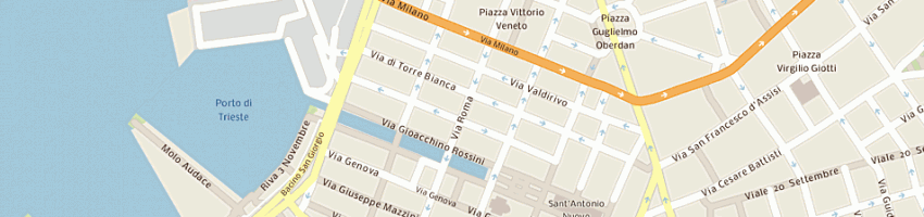 Mappa della impresa serpico sas del dott starc ivo e c a TRIESTE