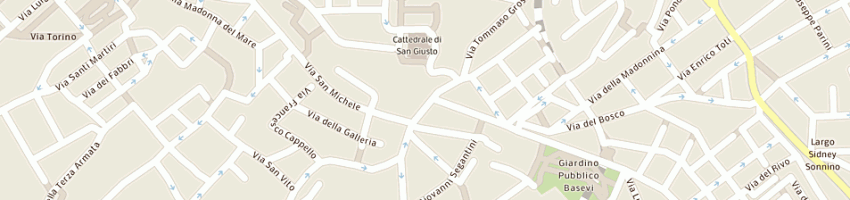 Mappa della impresa il cielo in una stanza di fabio rovis a TRIESTE