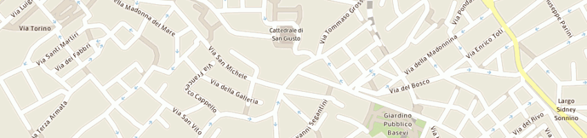 Mappa della impresa macelleria de nuzzo p e c snc a TRIESTE