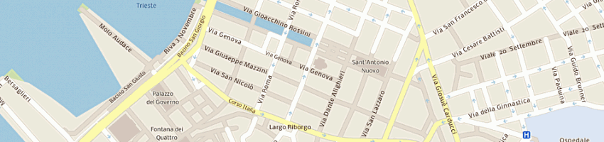 Mappa della impresa selez aldo e c - sas a TRIESTE