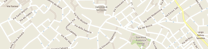 Mappa della impresa perini p a TRIESTE