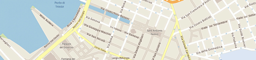 Mappa della impresa bergamini luca a TRIESTE