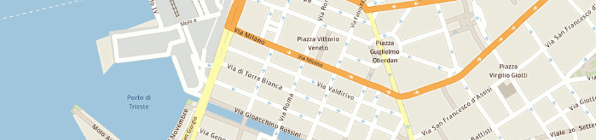 Mappa della impresa torrefazione moka silca (sas) a TRIESTE