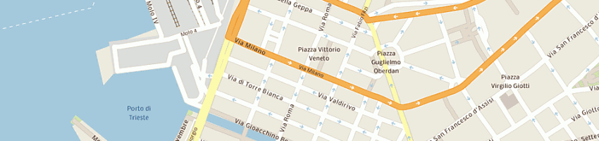 Mappa della impresa bidoli giuliano a TRIESTE