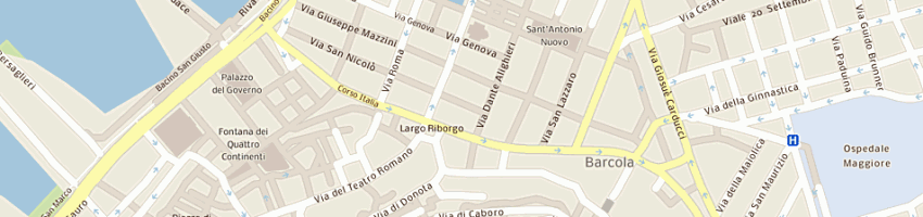 Mappa della impresa moraro paolo a TRIESTE
