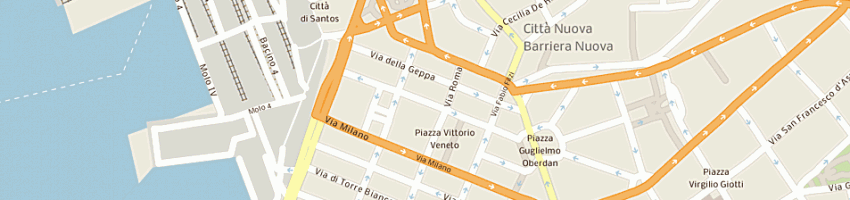 Mappa della impresa sornig alberto a TRIESTE