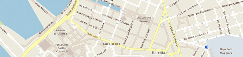 Mappa della impresa nova eira di mauro giovanna a TRIESTE