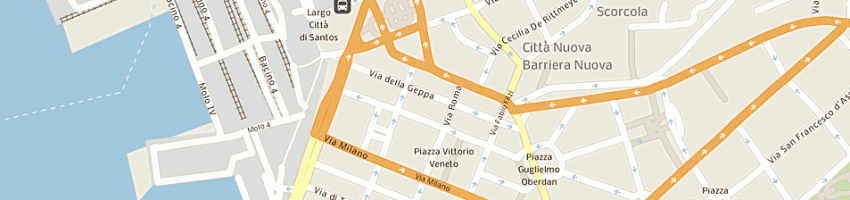 Mappa della impresa trieste luce a TRIESTE