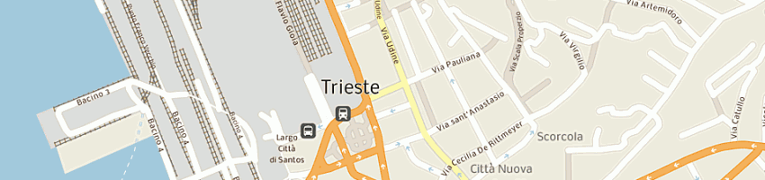 Mappa della impresa centro srl a TRIESTE