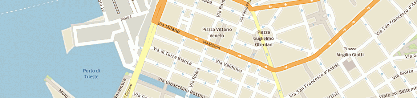 Mappa della impresa petelin e c sas a TRIESTE