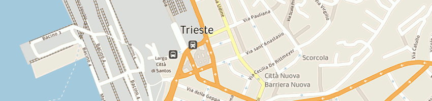 Mappa della impresa rc kranservice srl a TRIESTE