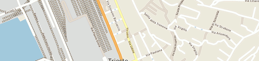 Mappa della impresa pescheria acquario a TRIESTE