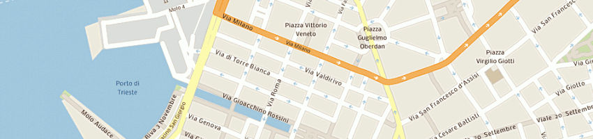 Mappa della impresa pernarcich cinzia a TRIESTE