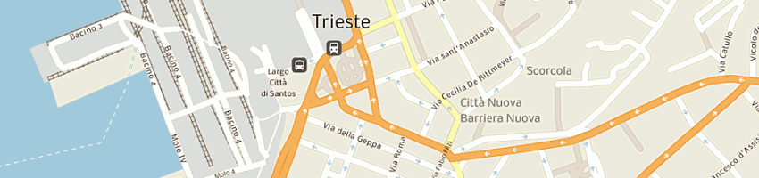 Mappa della impresa buffet impero a TRIESTE