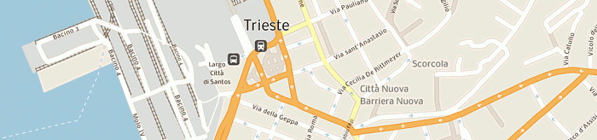 Mappa della impresa assicurazione assicura srl a TRIESTE