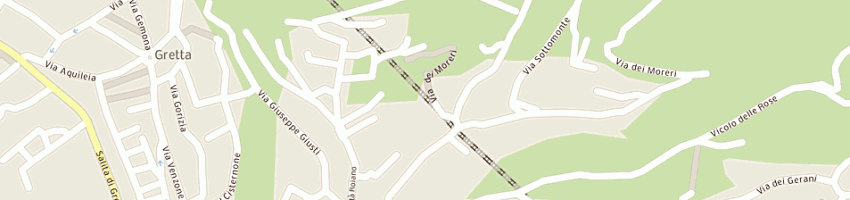 Mappa della impresa centro giovanile di roiano a TRIESTE