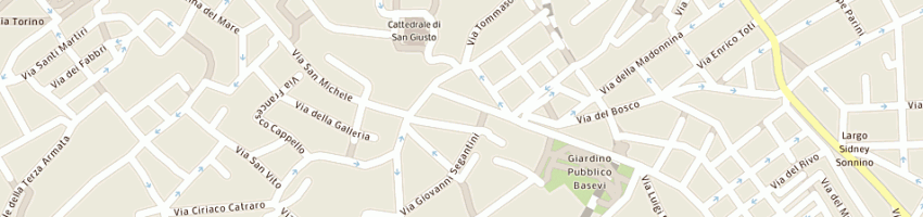 Mappa della impresa poste italiane spa a TRIESTE