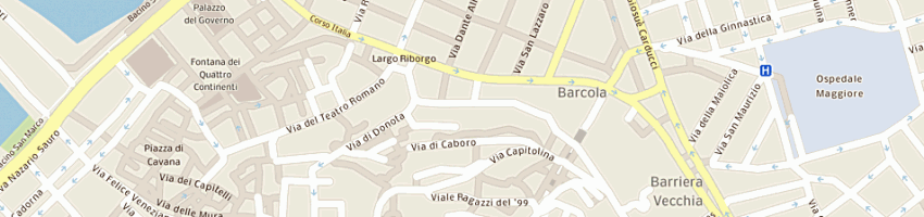 Mappa della impresa rampini grazia maria a TRIESTE