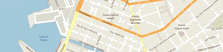 Mappa della impresa corte dei conti a TRIESTE