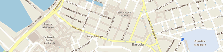 Mappa della impresa cheap and chic di hanaj saemira a TRIESTE